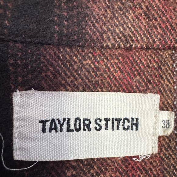 Taylor Stitch Moto Utility Shirt Sunset Stripe 38 /S - Picture 9 of 9